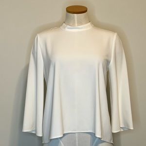 Halogen mock neck blouse | Size XS | 3/4 sleeve | Relax fit